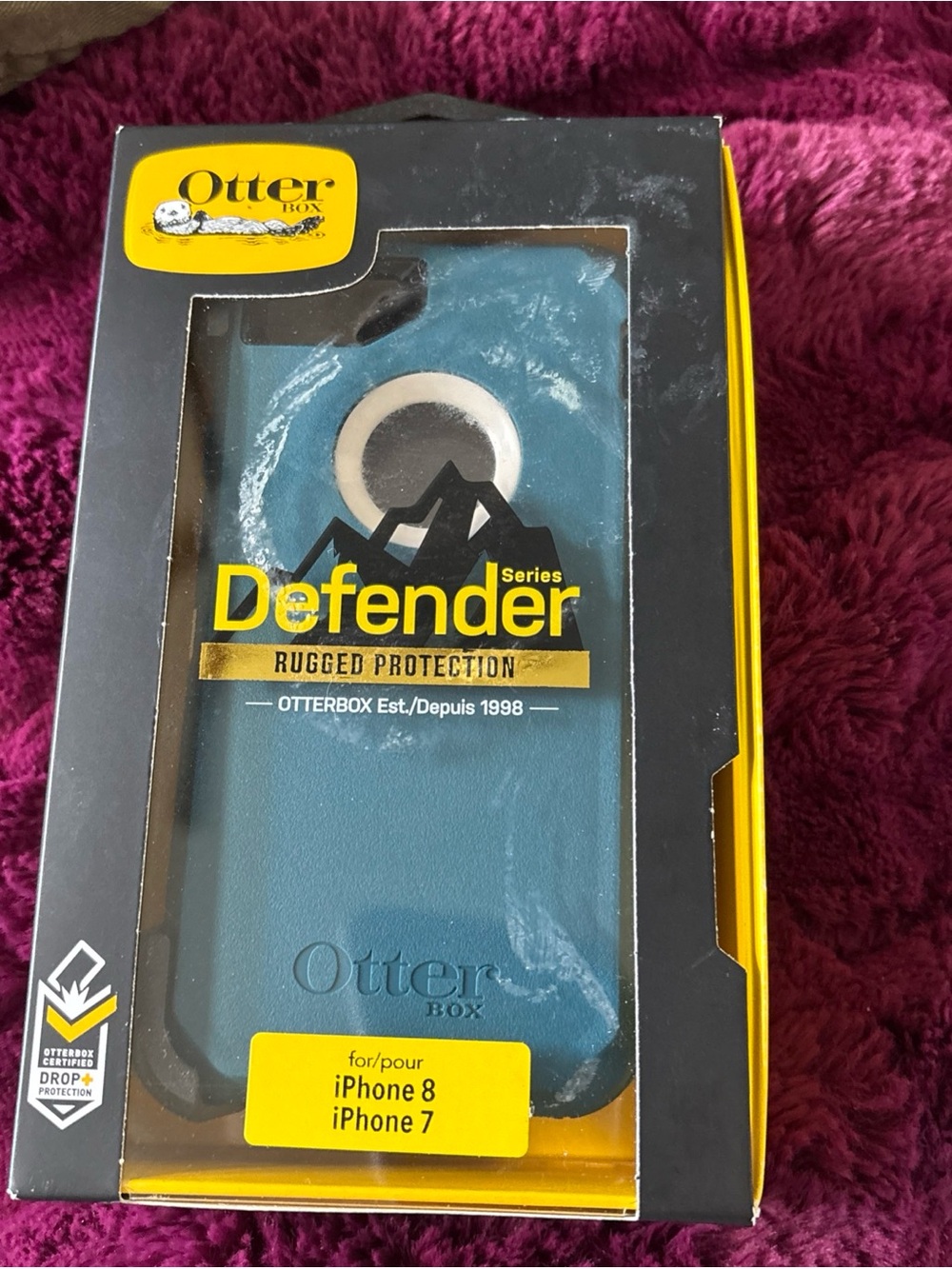 OtterBox Defender Series Rugged Case for iPhone 7/8 - Teal Blue